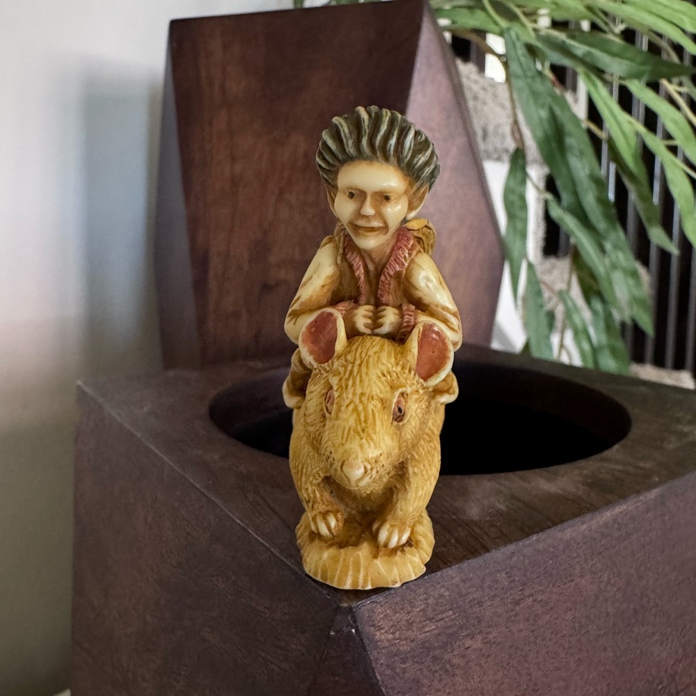 Harmony Kingdom Good Faerie/Trinket Box Uzeme mouse (RARE)